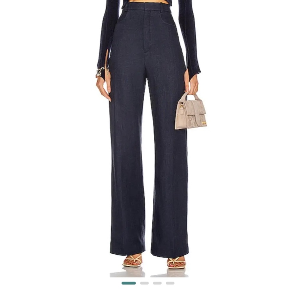 Very High waisted linen Jacquemus pants